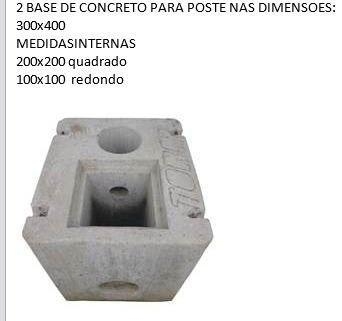 Base Acoplada para Tubo Luminaria vía Pública